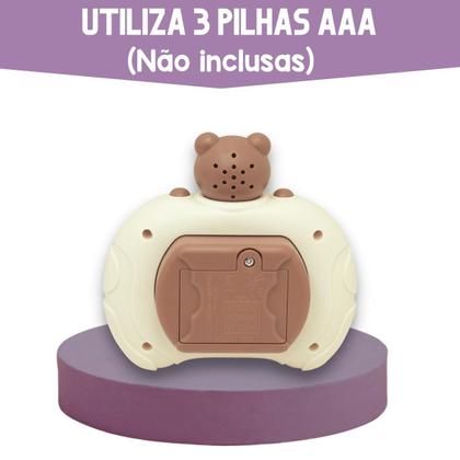 Imagem de Jogo Educativo Eletrônico Pop It Fidget Toys Game Astronauta Didático Som Luz Anti Estresse Desafios Brinquedo Infantil