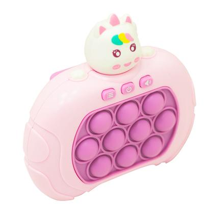 Imagem de Jogo Educativo Eletrônico Pop It Fidget Toys Game Astronauta Didático Som Luz Anti Estresse Desafios Brinquedo Infantil