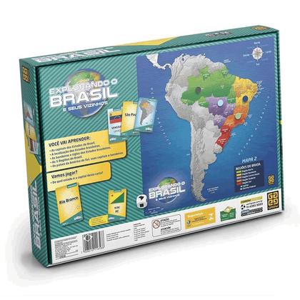Jogo Educativo Explorando O Brasil E Seus Vizinhos Grow - Jogos