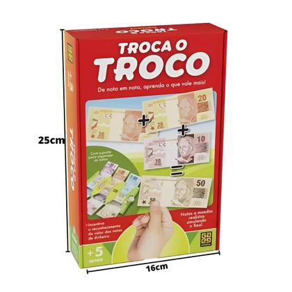 Imagem de Jogo Educativo Infantil Troca o Troco 04392 - Grow