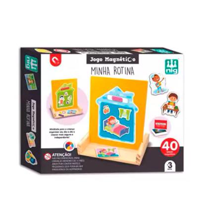 Imagem de Jogo Educativo - Magnético - Minha Rotina - Nig Brinquedos