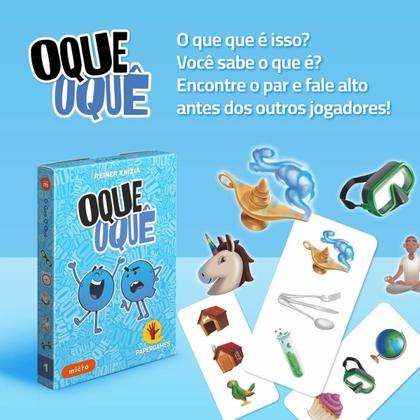 Imagem de Jogo Educativo O que o Quê Linha Micro PaperGames J072