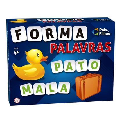 Imagem de Jogo Educativo Pedagógico Aprendendo Letras Forma Palavras