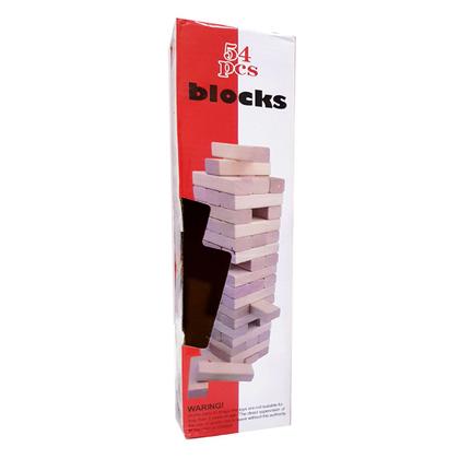 Imagem de Jogo Educativo Torre De Equilíbrio Estilo Jenga Madeira