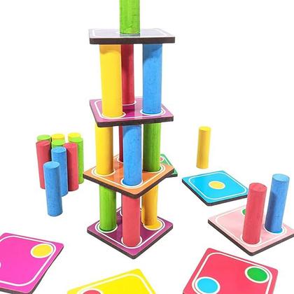 Imagem de Jogo Educativo Torre Inteligente Pedagógico Divertido