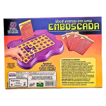 Imagem de Jogo Emboscada Estrategia Com 50 Desafios Raciocinio Logico Plasbrink