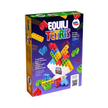 Imagem de Jogo Equili Tetris Brinquedo de Montar Educativo 16 peças