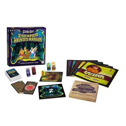 Imagem de Jogo Escape Room USAOPOLY Scooby-Doo: Escape from The Haunted Mansion Coded Chronicles
