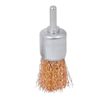 Imagem de Jogo Escova De Aço 3 Pçs Arame Ondulado P/ Furadeira Worker