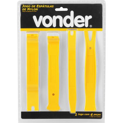 Imagem de Jogo espátula de nylon multiuso com 4 peças Vonder