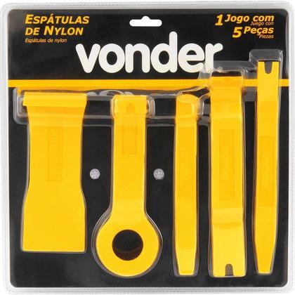 Imagem de Jogo espatulas de nylon c/ 5 peças p/ autom vd