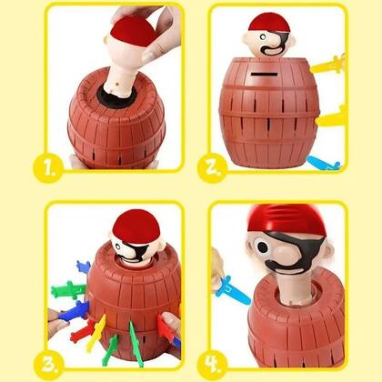 Imagem de Jogo Espeta Pula Pirata Brinquedo Infantil Interativo