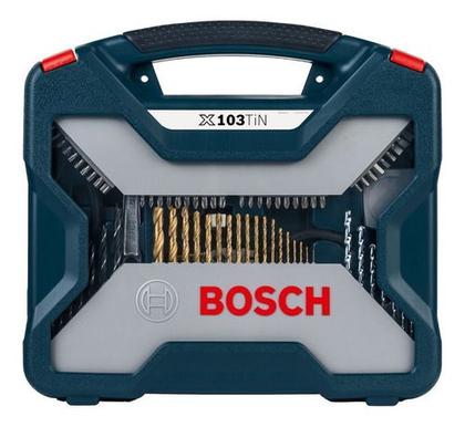 Imagem de Jogo Estojo Kit Ferramentas 103 Peças Novo X-line Bosch