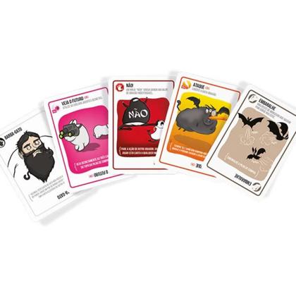 Imagem de  Jogo Exploding Kittens Para a Galera - Até 10 Jogadores
