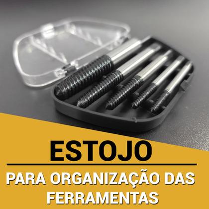 Imagem de Jogo Extrator Saca Parafuso Quebrado Espanado 5 Pçs 3 a 15mm