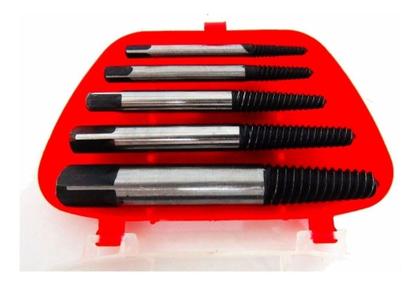 Imagem de Jogo Extrator Saca Parafuso Quebrados Danificados C/ 5 Peças - Lotus