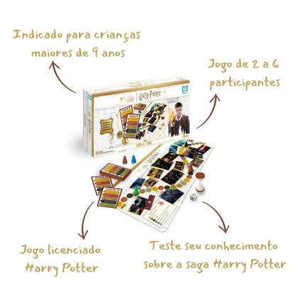 Imagem de Jogo Fato Ou Fake Harry Potter Com 400 Perguntas, Original, Nig Brinquedos, Verdade Ou Mentira