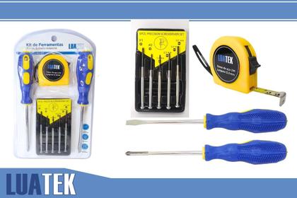 Imagem de Jogo Ferramenta kit Chave precisão 6Pcs Trena Fenda Philips