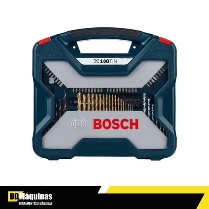 Imagem de Jogo Ferramentas Brocas E Bits X-line Titânio 100 peças -Bosch