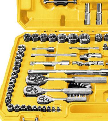 Imagem de Jogo Ferramentas Soquete Bits Chaves 150 Pçs Tramontina Aço