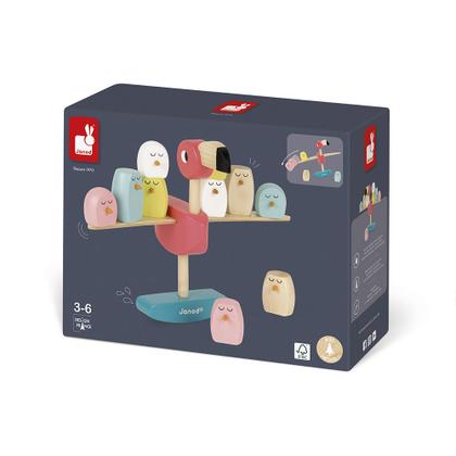 Imagem de Jogo Flamingo Equilibrista com 11 peças Janod