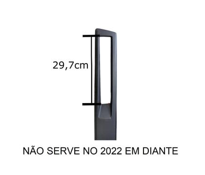 Imagem de Jogo Friso Borrachão Lateral Renegade 2015 até 2021 Modelo Original Preto Fosco