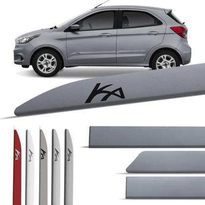 Jogo Friso Lateral Ford Ka 2015 A 2020 Cor Original Facão - SP Imagem de Jogo Friso Lateral Ford Ka 2015 A 2020 Cor Original Facão
