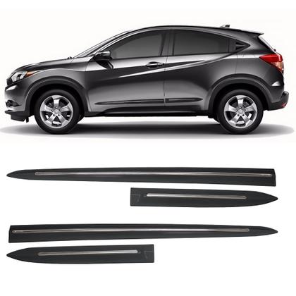 Imagem de Jogo Friso Lateral para Hrv 2016 a 2022 com Filete Cromado Modelo Original