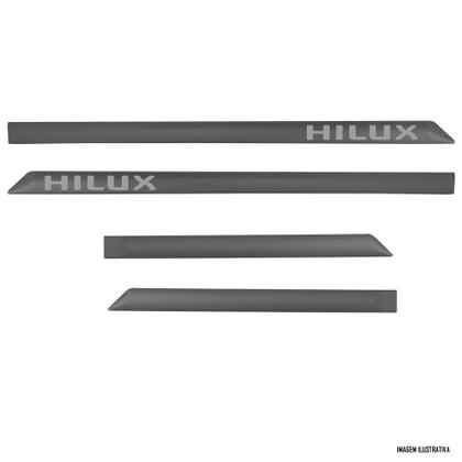 Jogo Friso Lateral Pintado Toyota Hilux - Montreal - Frisos e