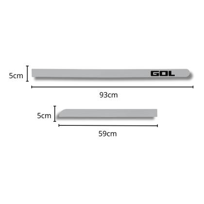 Imagem de Jogo Friso Lateral Porta Gol Todas as Cores Grafia G5G 6G7 Cor:Prata Sirius