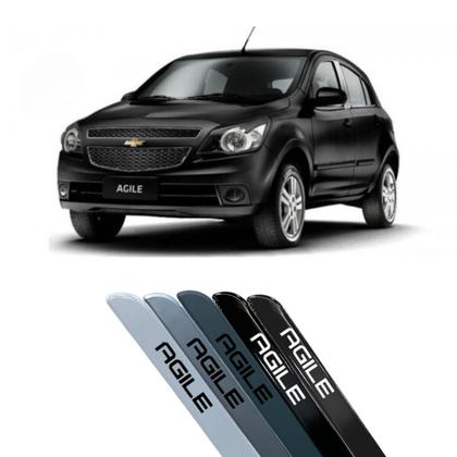 Imagem de Jogo Friso Slim Lateral Chevrolet Agile Original Grafia