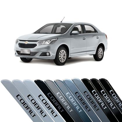 Imagem de Jogo Friso Slim Lateral Chevrolet Cobalt Original com Grafia
