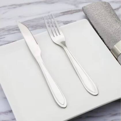 Imagem de Jogo Garfo Faca Colher Mesa Inox 36 Peças Buffet Restaurante