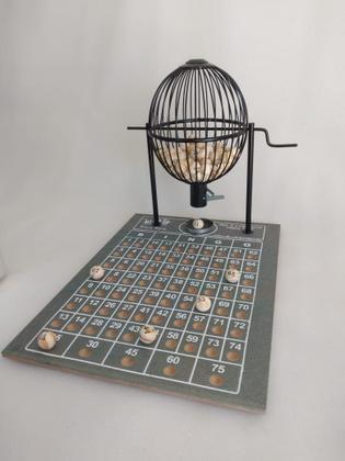 Imagem de Jogo Globo BINGO N2 1 a 75 PRETO + 200 cartelas