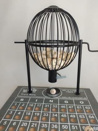 Imagem de Jogo Globo BINGO N2 1 a 75 PRETO + 200 cartelas