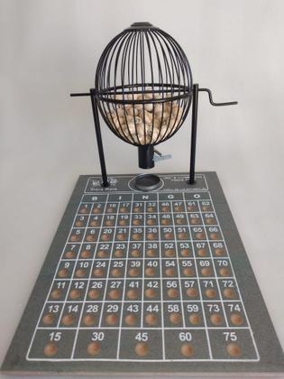 Imagem de Jogo Globo BINGO N2 1 a 75 PRETO + 200 cartelas