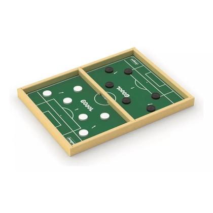 Imagem de Jogo Gol A Gol Mesa Botão Divertido Infantil Com Corda