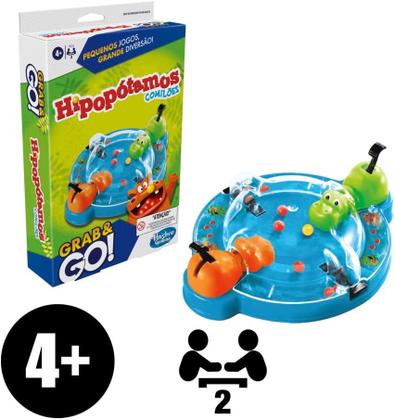 Imagem de Jogo Grab and Go Hipopótamos Comilões - F8255 - Hasbro