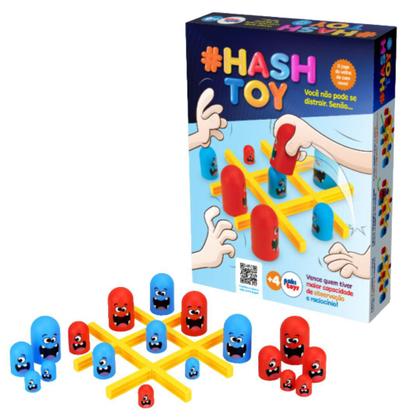 Imagem de Jogo Hash Toys Jogo da Velha Colorido Infantil Raciocínio