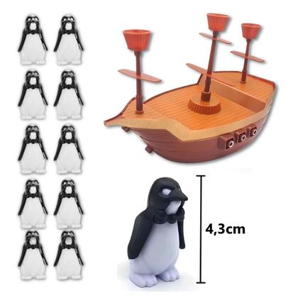 Imagem de Jogo Infantil Barco Pirata de Equilibrar Pinguim Art Brink