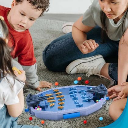 Imagem de Jogo Infantil Batalha Naval Com Canhões De Tiro