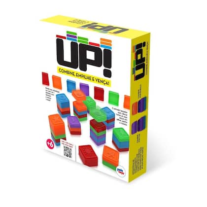 Imagem de Jogo Infantil Blocos Up Combine Empilhe e Vença Brinquedo - Pakitoys
