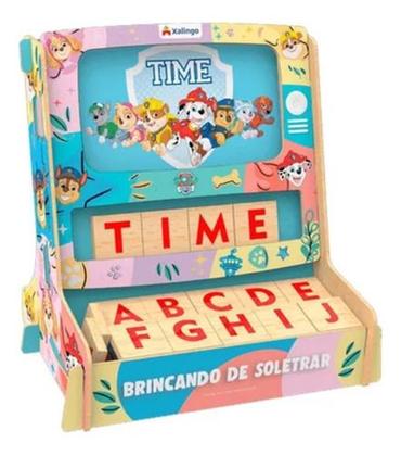 Imagem de Jogo Infantil Brincando De Soletrar Patrulha Canina Xalingo