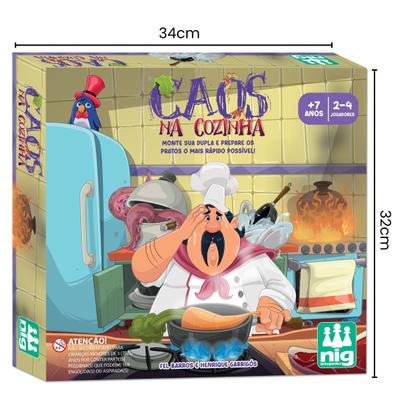 Imagem de Jogo Infantil Caos Na Cozinha Desafio Dos Chefs 1136 - Nig Brinquedos