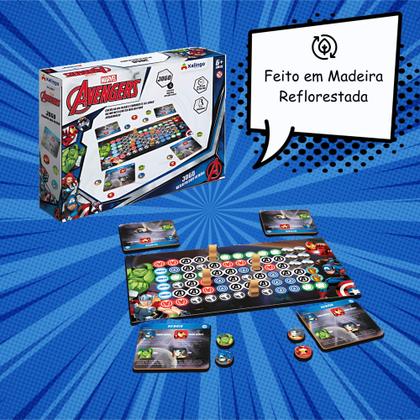 Imagem de Jogo Infantil Desafio dos Heróis Avengers Vingadores Xalingo - 68021