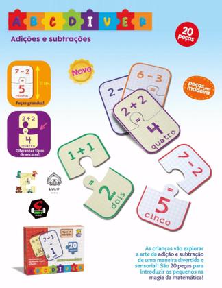 Imagem de Jogo Infantil Educativo ABC Diver Contas Adição e Subtração