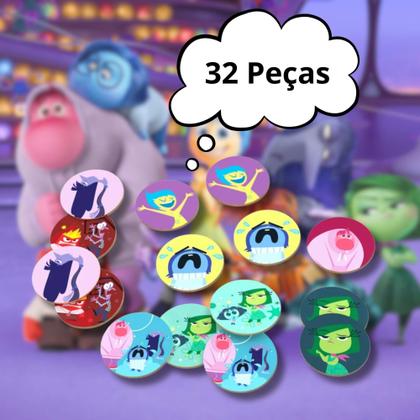Imagem de Jogo Infantil Memória das Emoções Divertidamente 2 Big 32 Peças Xalingo - 11254