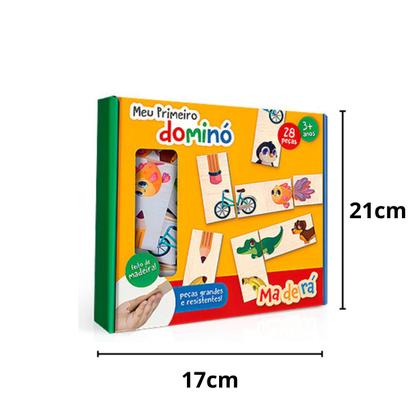 Jogo Infantil Meu Primeiro Dominó 03170 - Toyster - Jogos