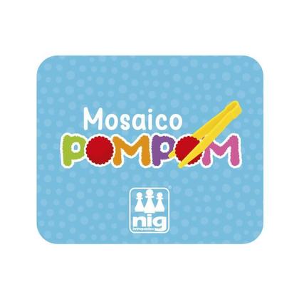 Imagem de Jogo Infantil Mosaico Pompom Montessori Educacional Memória Nig Brinquedos