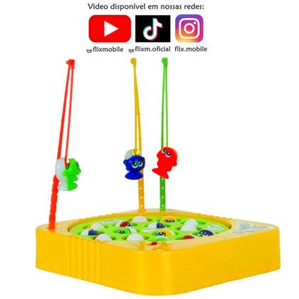 Imagem de Jogo Infantil Pega Peixinho Pescaria Maluca Brinquedo para Família